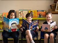Description: Highgate Pre-Prep School pupils reading