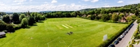 Description: Drone photo of field