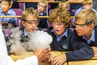 Description: MillfieldPrep_Liquid Nitrogen Show