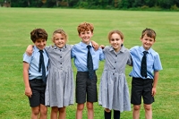 Description: Group of Year Four Pupils Lunch Time Play. 1