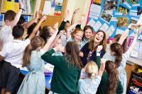 Description: Enjoying learning at WPS