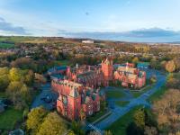 Description: Campbell College Belfast- Aerial Image (11) from Headmaster's house