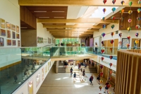 Description: Highgate Junior School Interior atrium