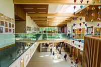 Description: Highgate Junior School Interior atrium